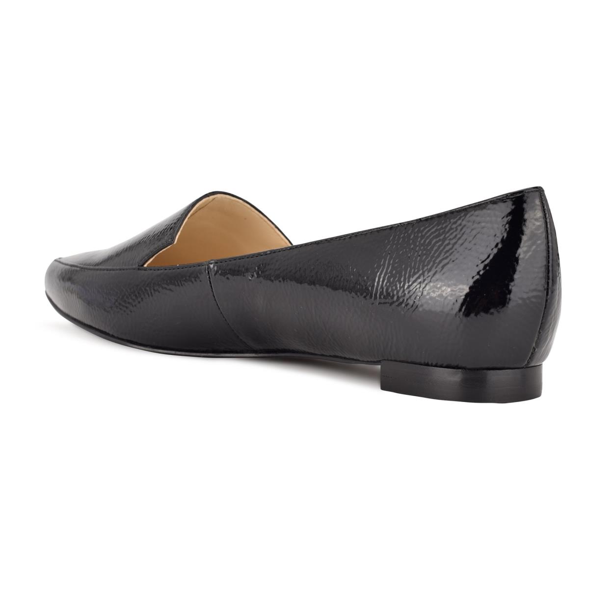 Women's Nine West Abay Smoking Flats Black | RMIT05379