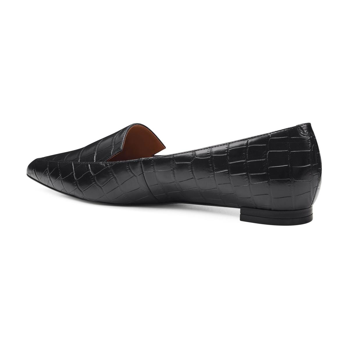 Women's Nine West Abay Smoking Flats Black | UKNV45367