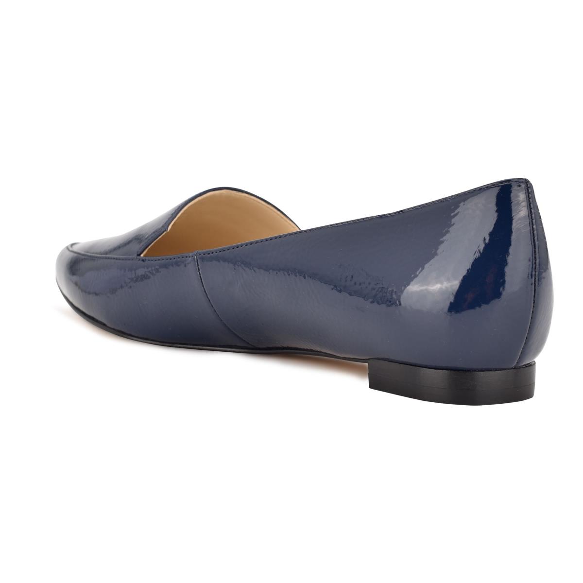 Women's Nine West Abay Smoking Flats Blue | ZHIX05916