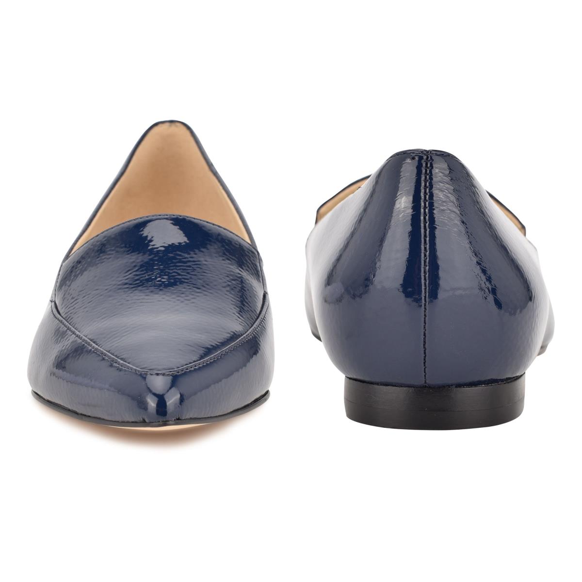 Women's Nine West Abay Smoking Flats Blue | ZHIX05916