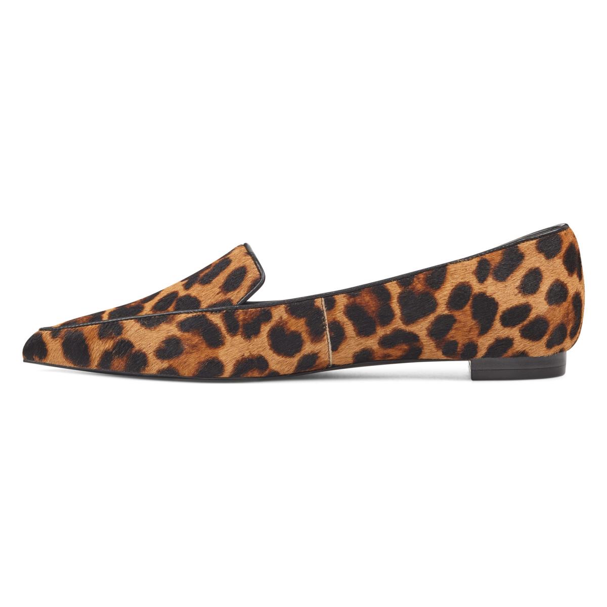 Women's Nine West Abay Smoking Flats Leopard | KGBY52387