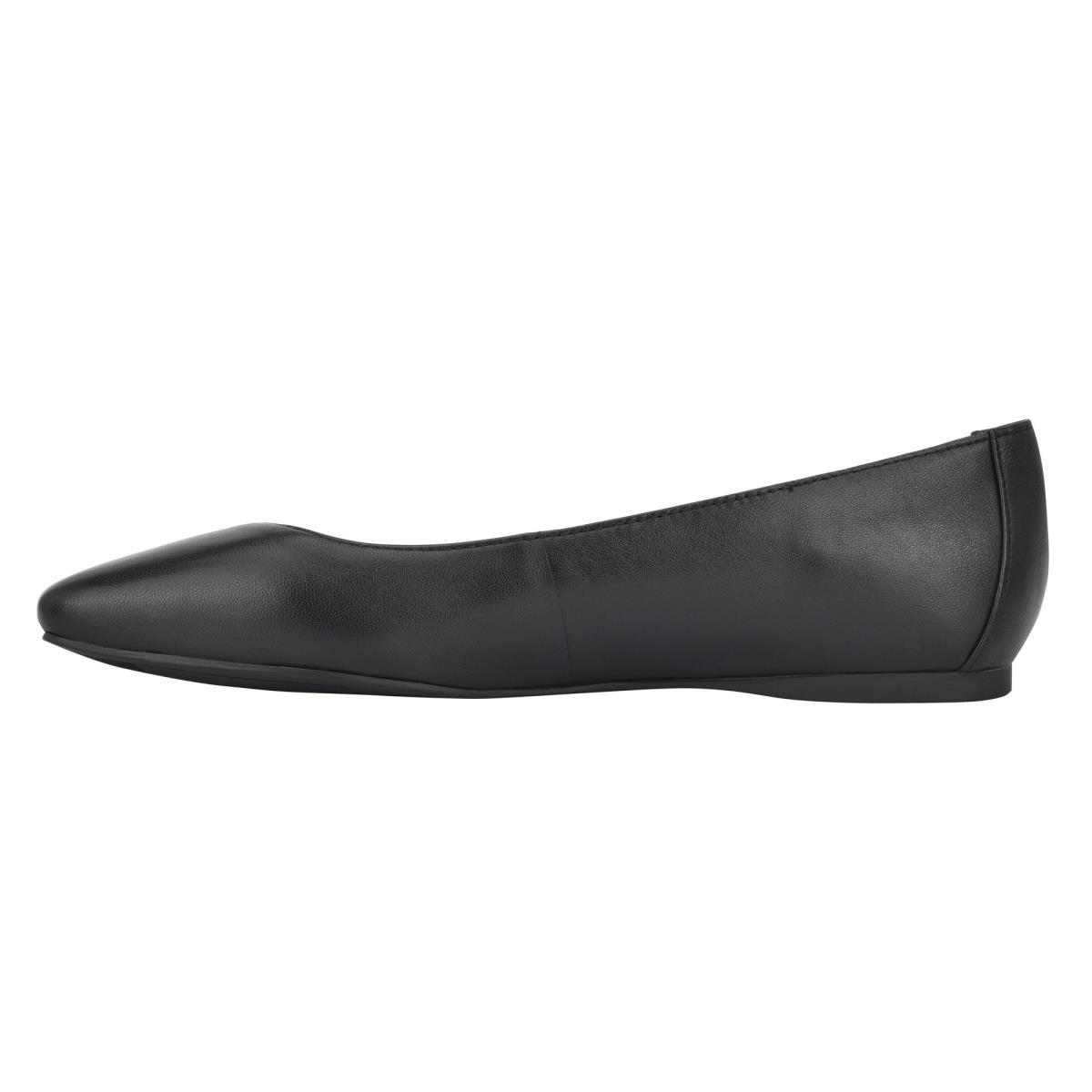 Women's Nine West Alena Square-Toe Flats Black | TEUV73025