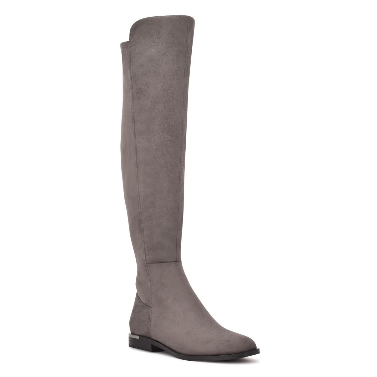 Women's Nine West Allair Over the Knee Boots Grey | NYGZ72153