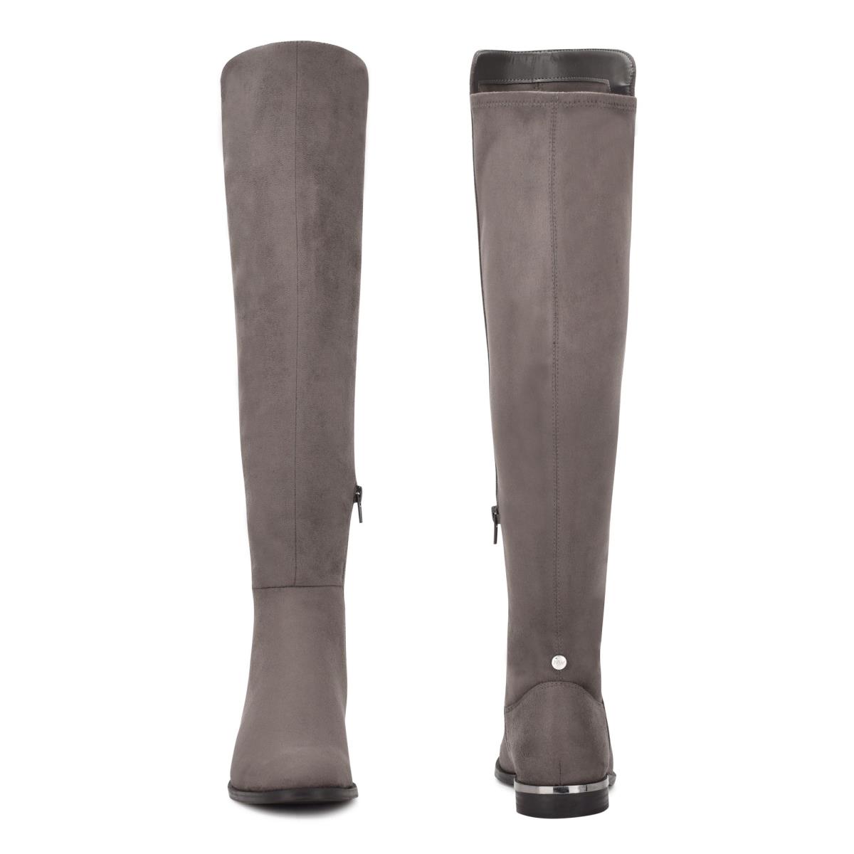 Women's Nine West Allair Over the Knee Boots Grey | NYGZ72153