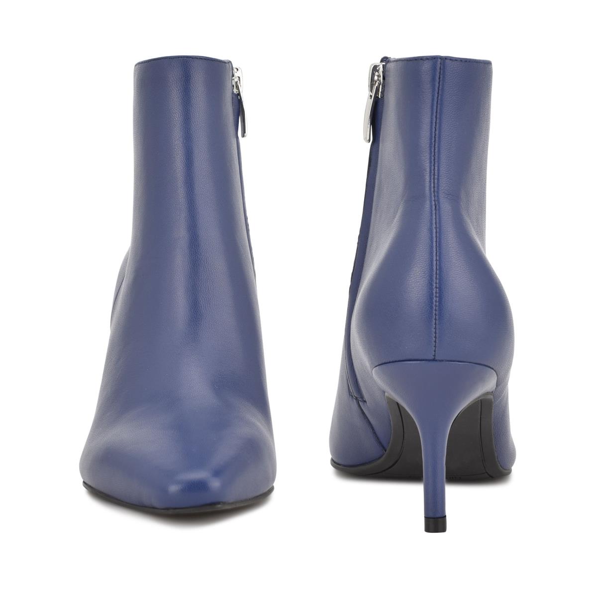 Women's Nine West Ari Dress Booties Blue | WTVL35609