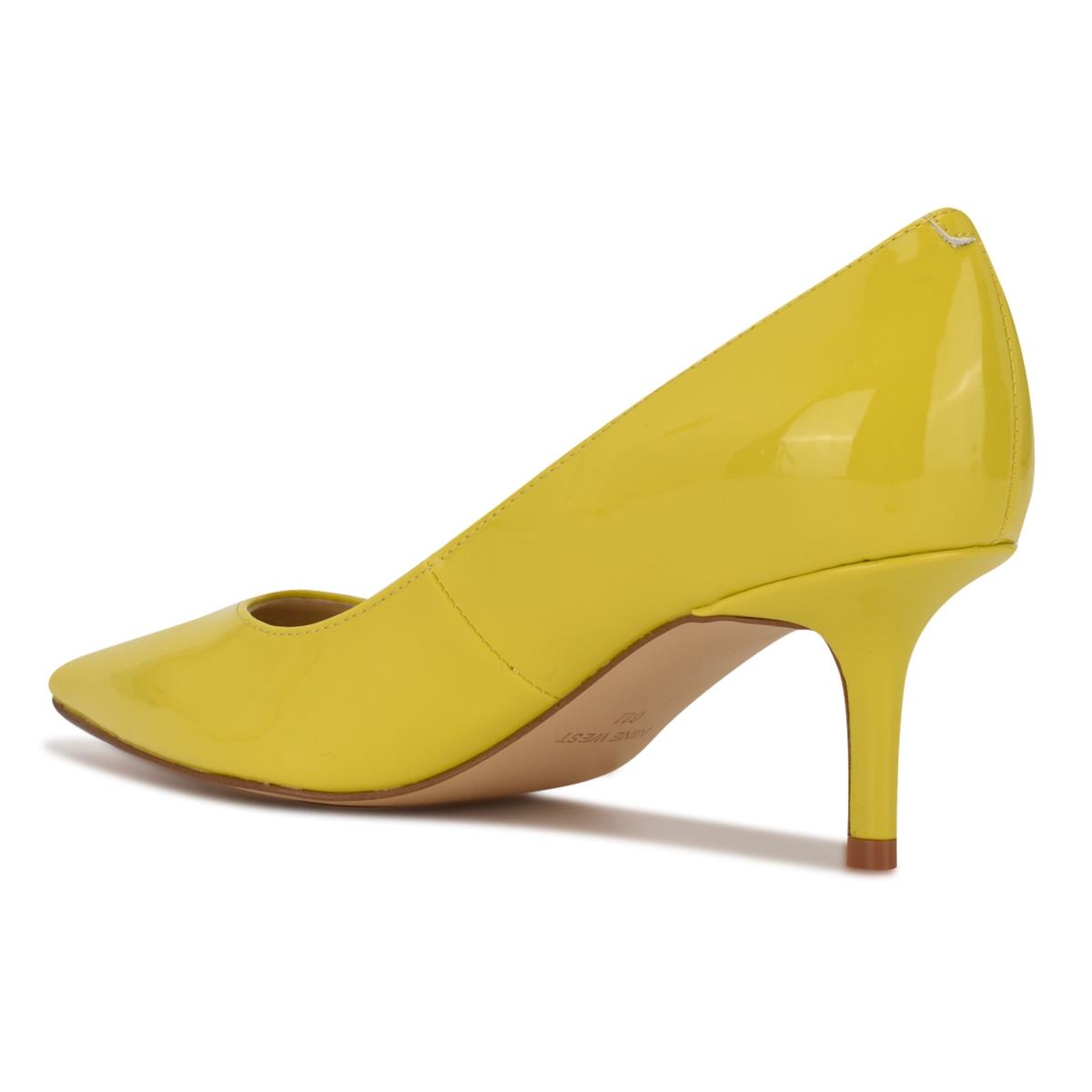 Women's Nine West Arlene Pointy Toe Pumps Yellow | EIGB70356