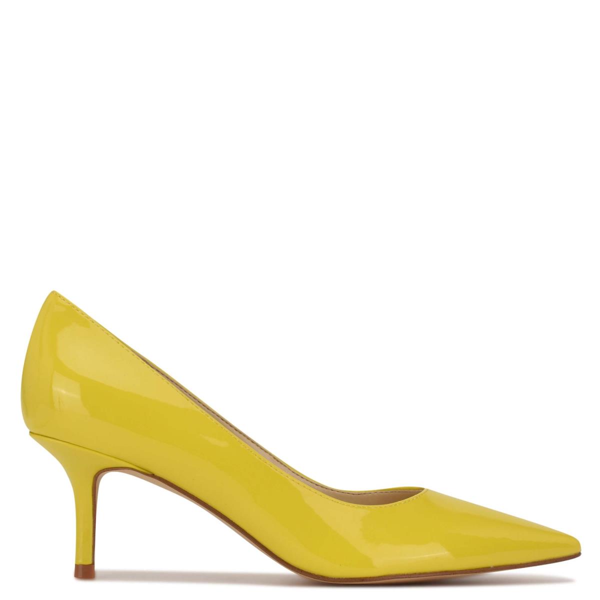 Women\'s Nine West Arlene Pointy Toe Pumps Yellow | EIGB70356