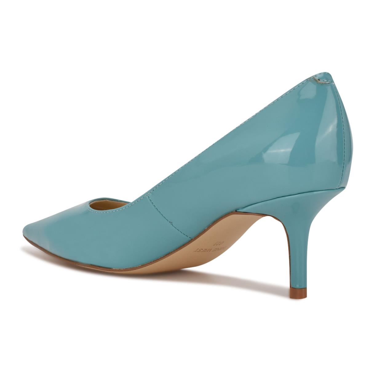 Women's Nine West Arlene Pointy Toe Pumps Blue | GNSH65092