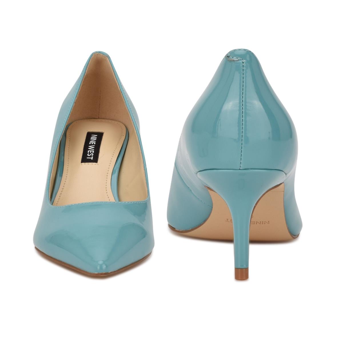 Women's Nine West Arlene Pointy Toe Pumps Blue | GNSH65092