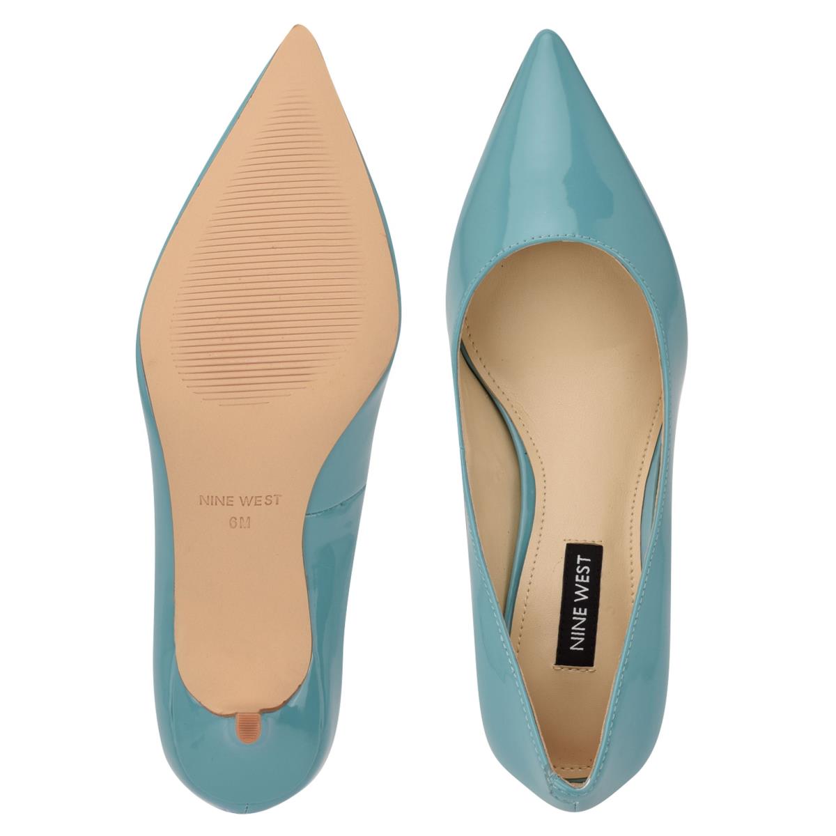 Women's Nine West Arlene Pointy Toe Pumps Blue | GNSH65092