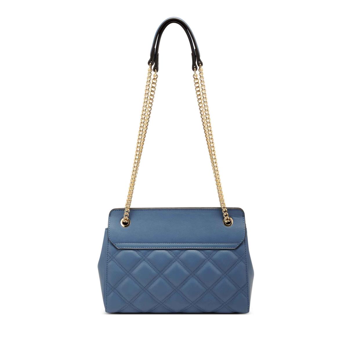 Women's Nine West Ava Convertible Xbody Flap Crossbody Bags Blue | YVFJ79068