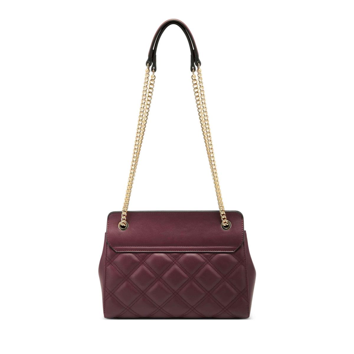 Women's Nine West Ava Convertible Xbody Flap Crossbody Bags Claret | ZDWE61780