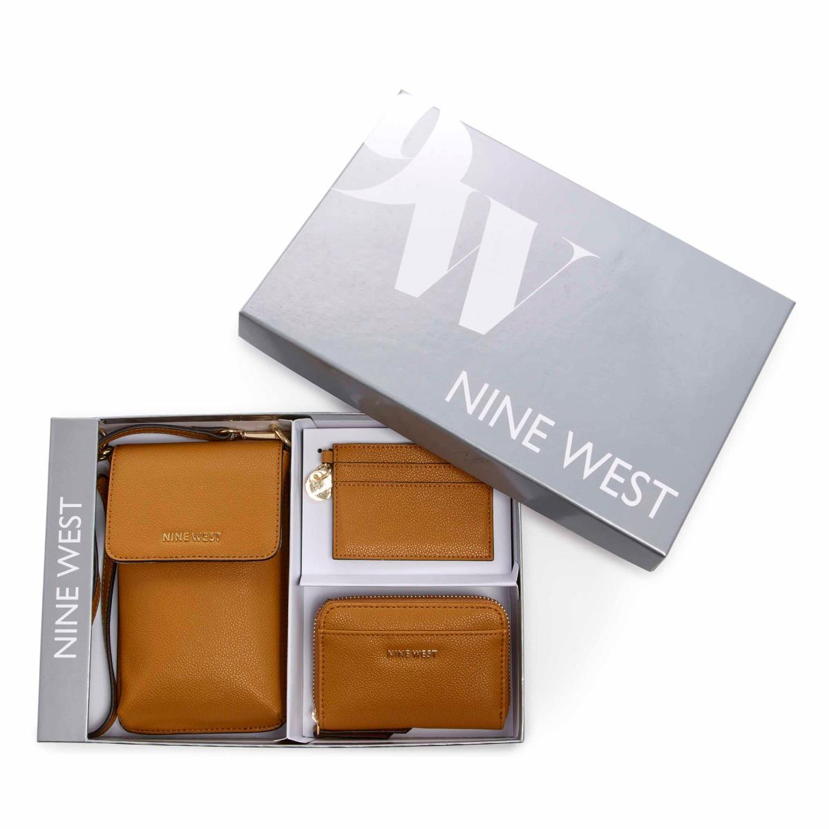 Women\'s Nine West Azalea 3 Piece Box Set Wallets Orange | EYWT17589