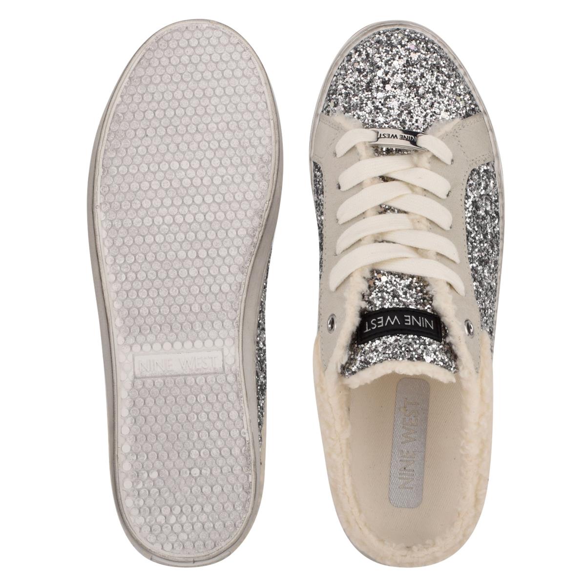 Women's Nine West Beezie Slip On Sneaker Silver | NPBO75814