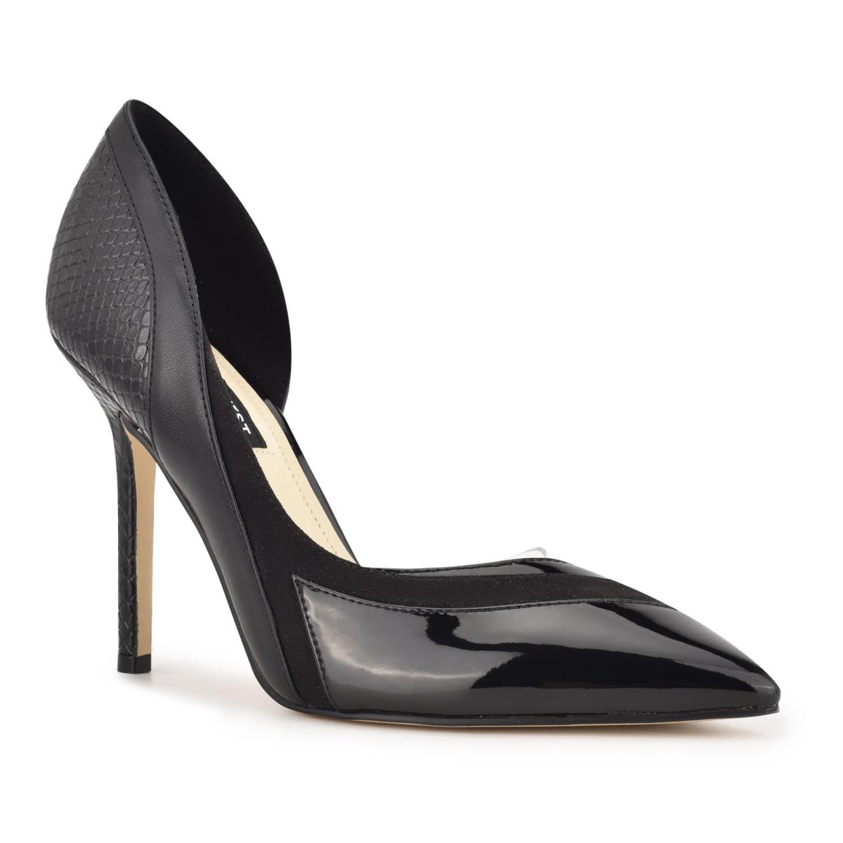 Women's Nine West Behave Pointy Toe Pumps Black | CBWA43759