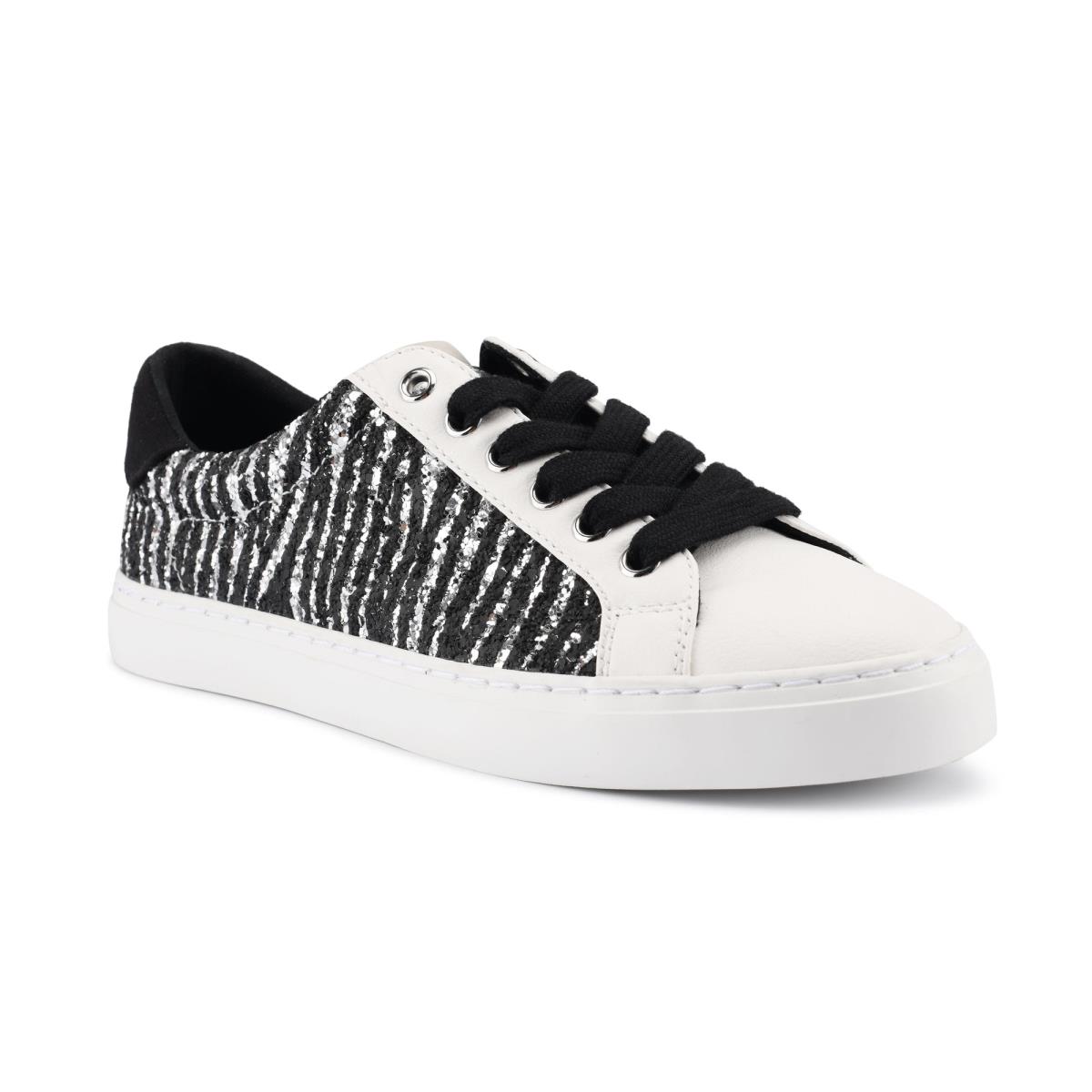 Women's Nine West Best Casual Sneakers Black / White | KJCM68291