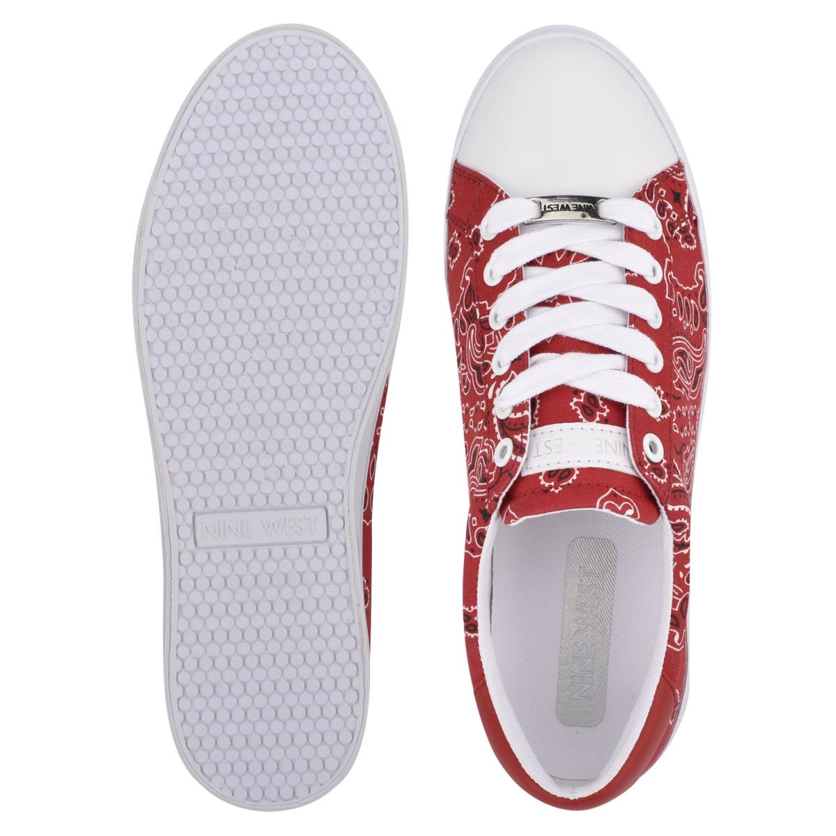 Women's Nine West Best Casual Sneakers Red | YQRA08367