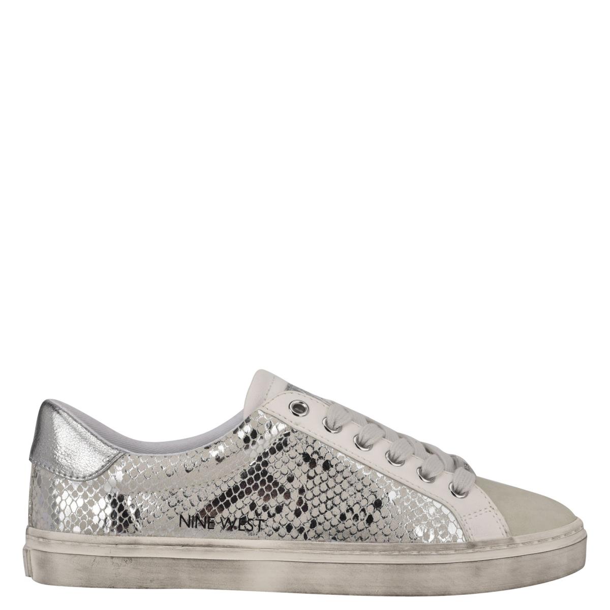 Women\'s Nine West Best Casual Sneakers Silver | QWSJ40821