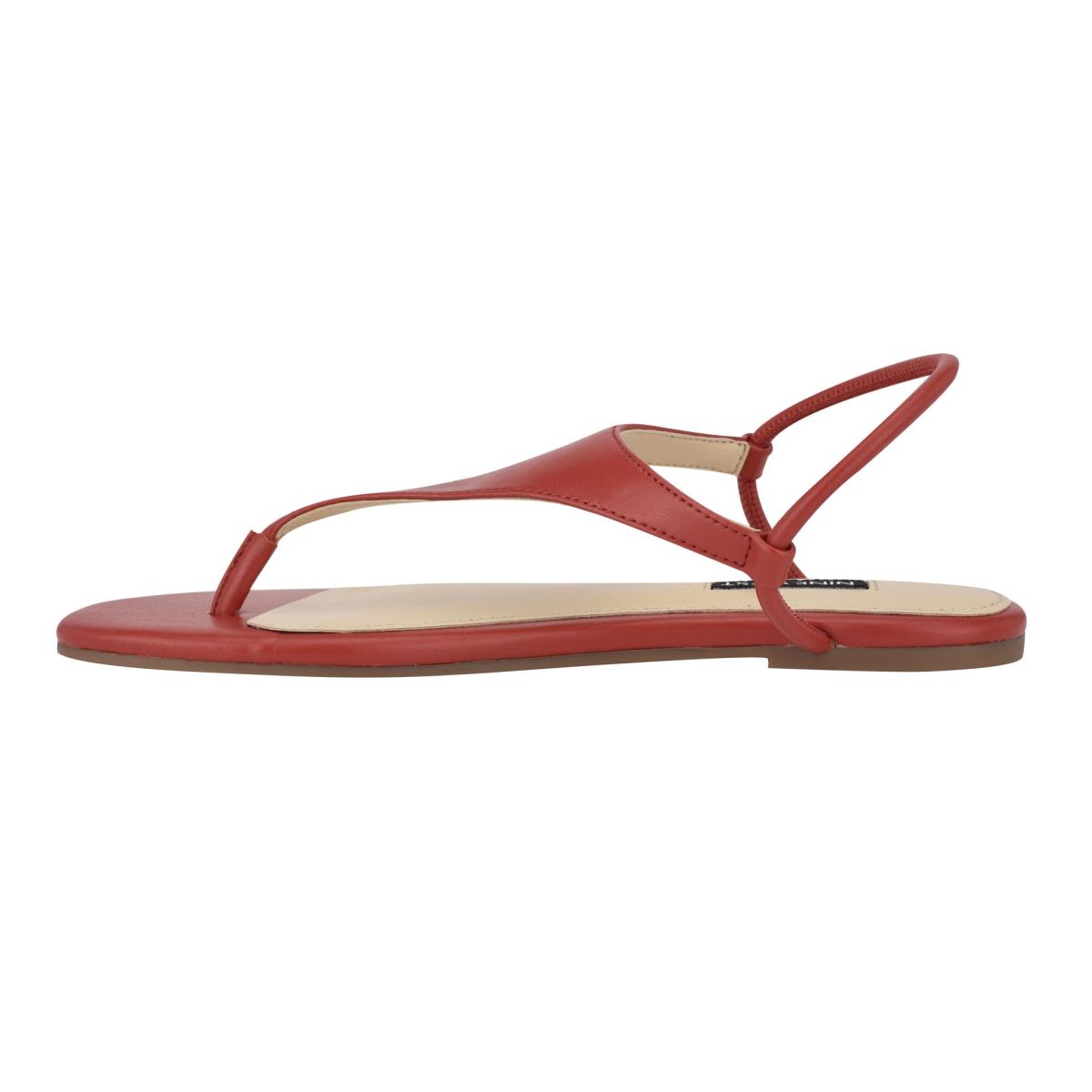 Women's Nine West Braydin Stretch Flat Sandals Red | HKCQ30761