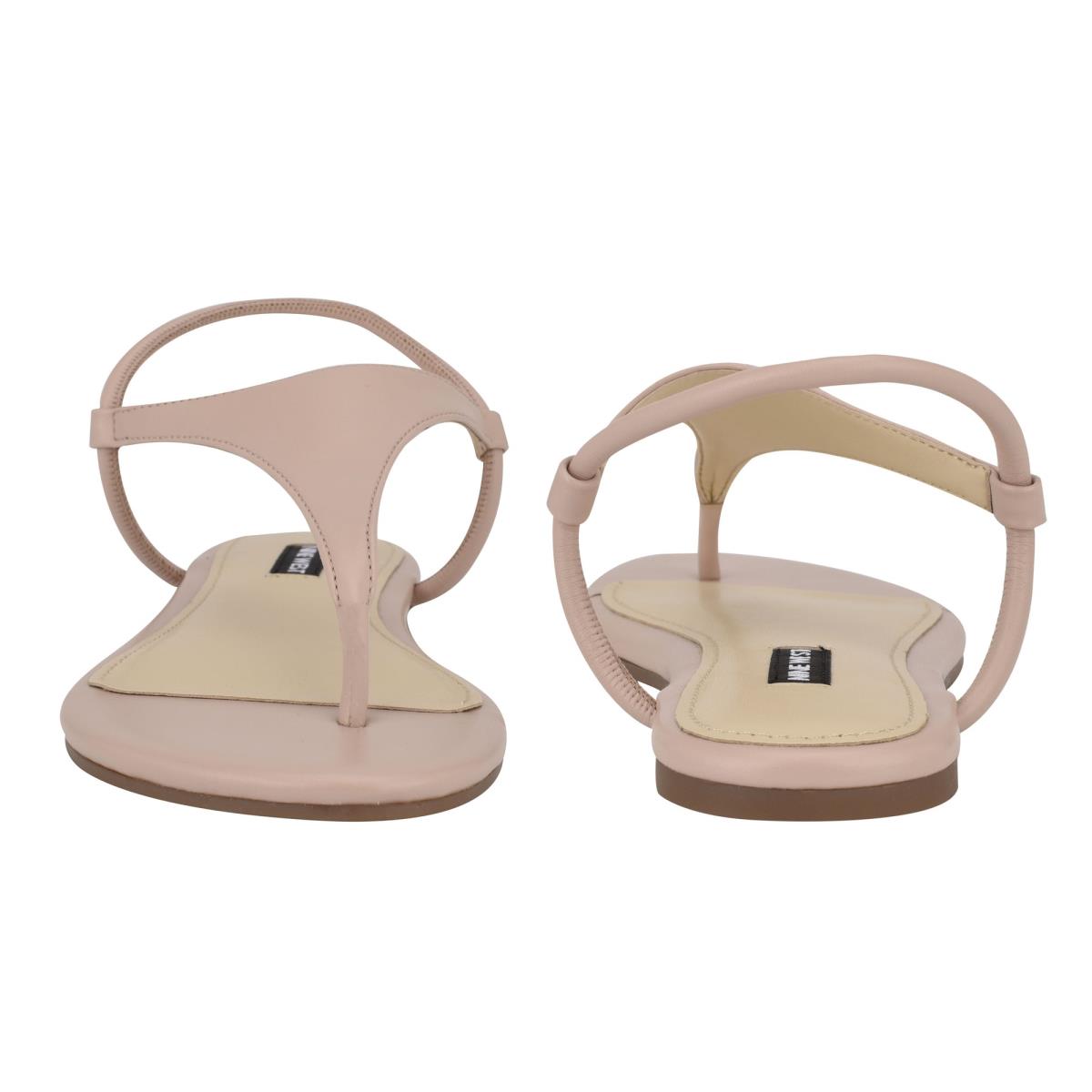 Women's Nine West Braydin Stretch Flat Sandals Beige | KMVB45279