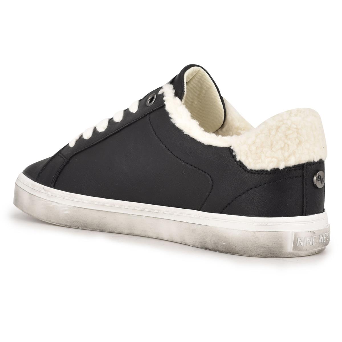 Women's Nine West Bribe Casual Sneakers Black | UZXM56023