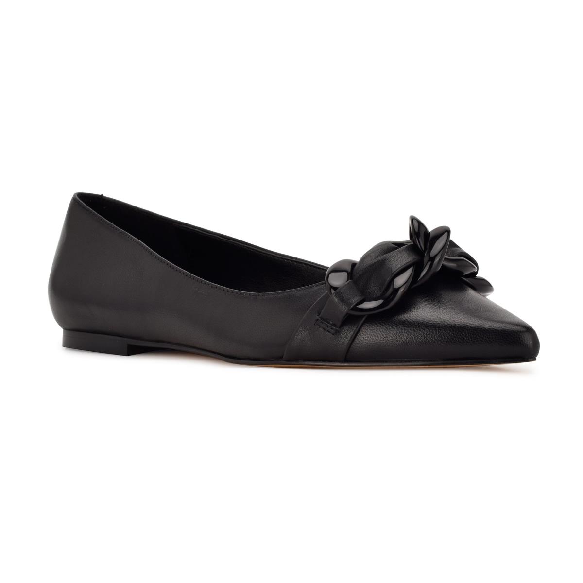 Women's Nine West Buyme Pointy Toe Ballet Flats Black | MRKH82934