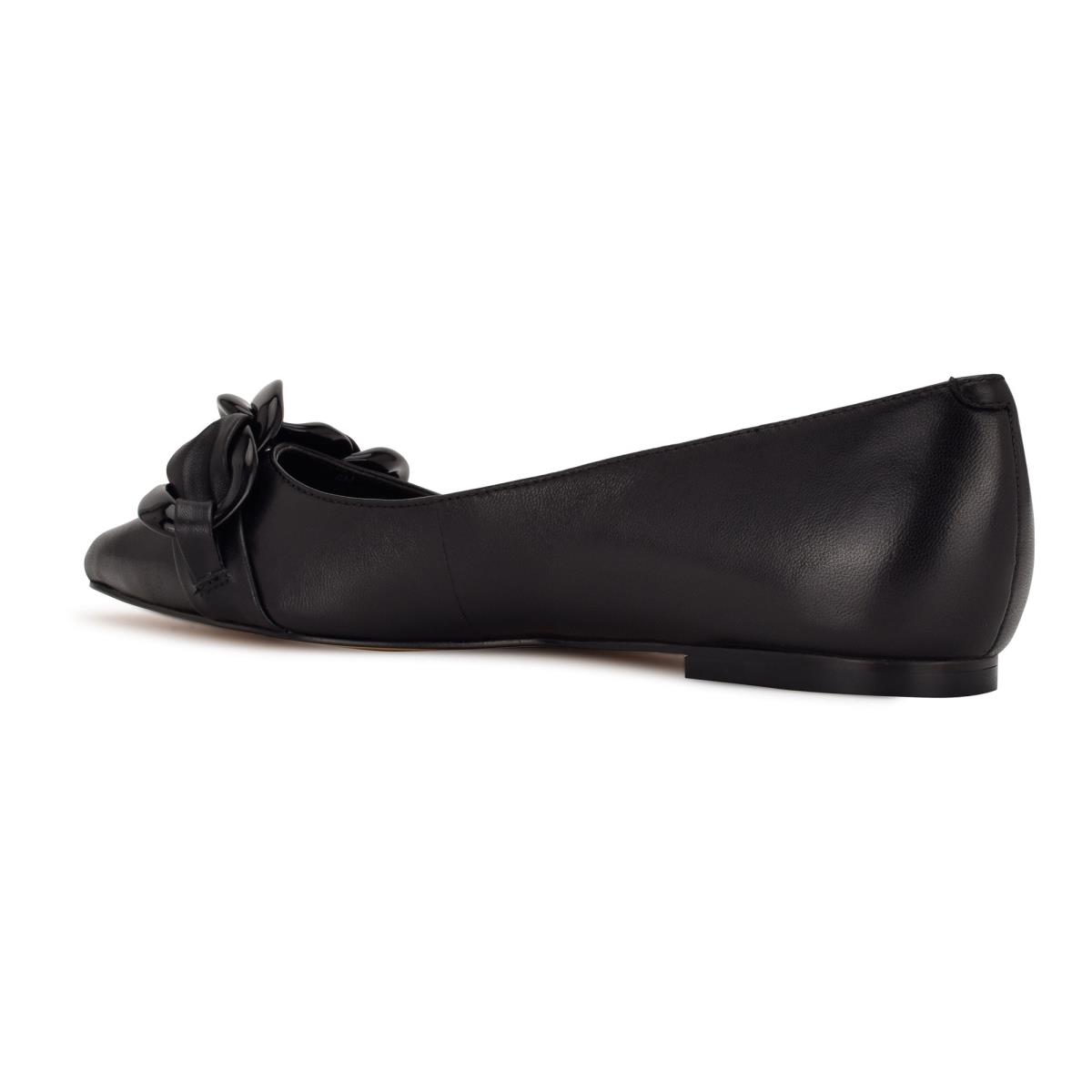 Women's Nine West Buyme Pointy Toe Ballet Flats Black | MRKH82934