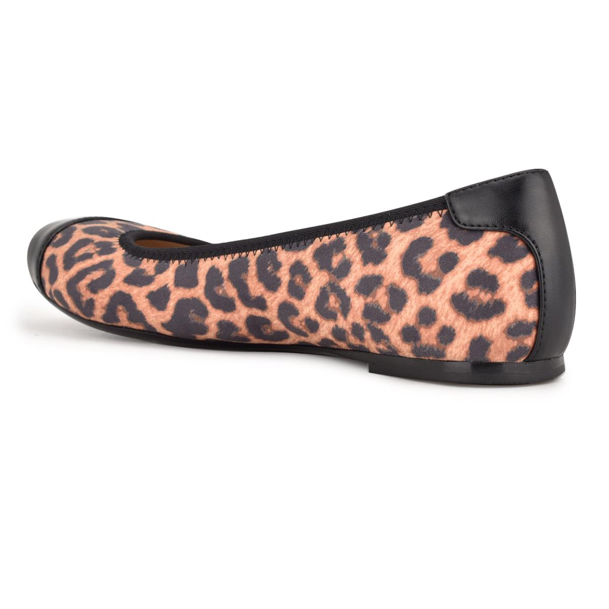 Women's Nine West Capted Ballet Ballet Flats Leopard | GUDH13027