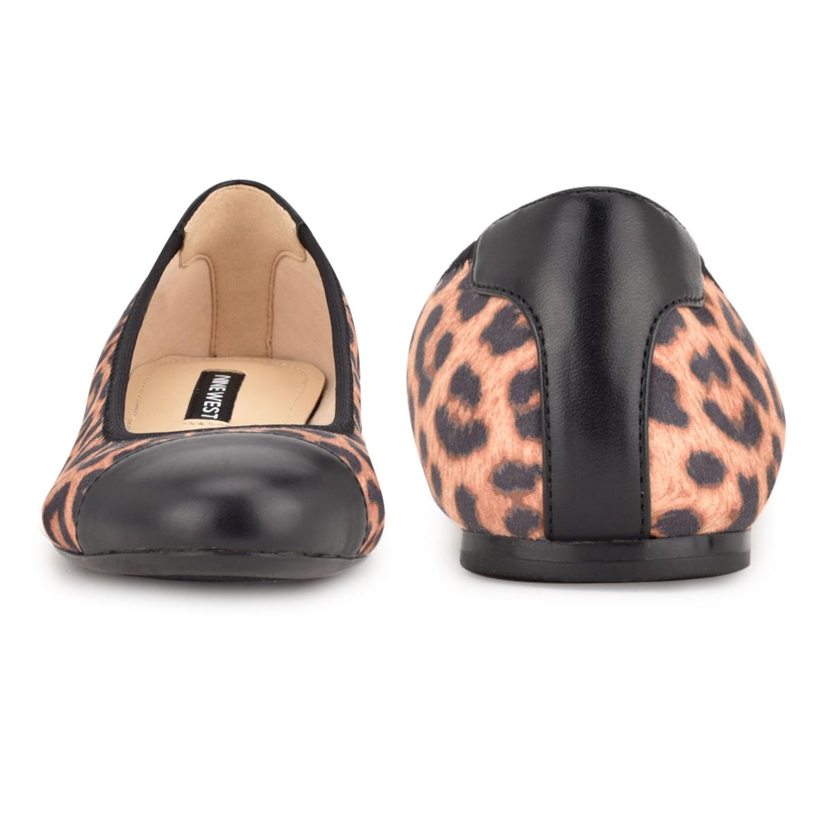 Women's Nine West Capted Ballet Ballet Flats Leopard | GUDH13027