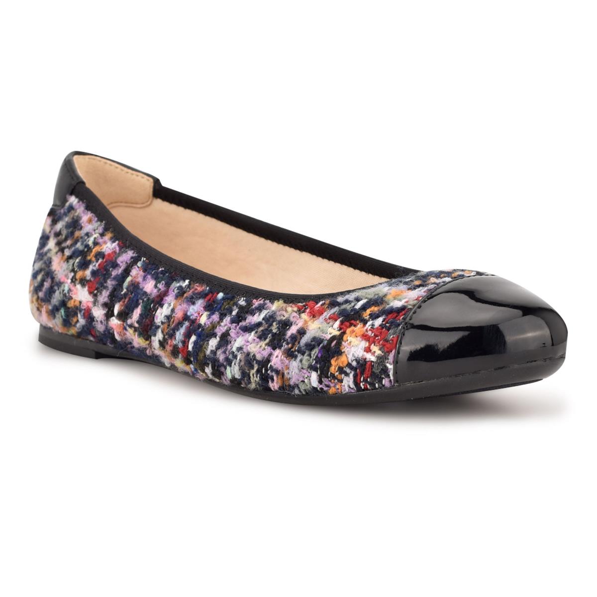 Women's Nine West Capted Ballet Ballet Flats Blue / Multicolor | LNKQ07853