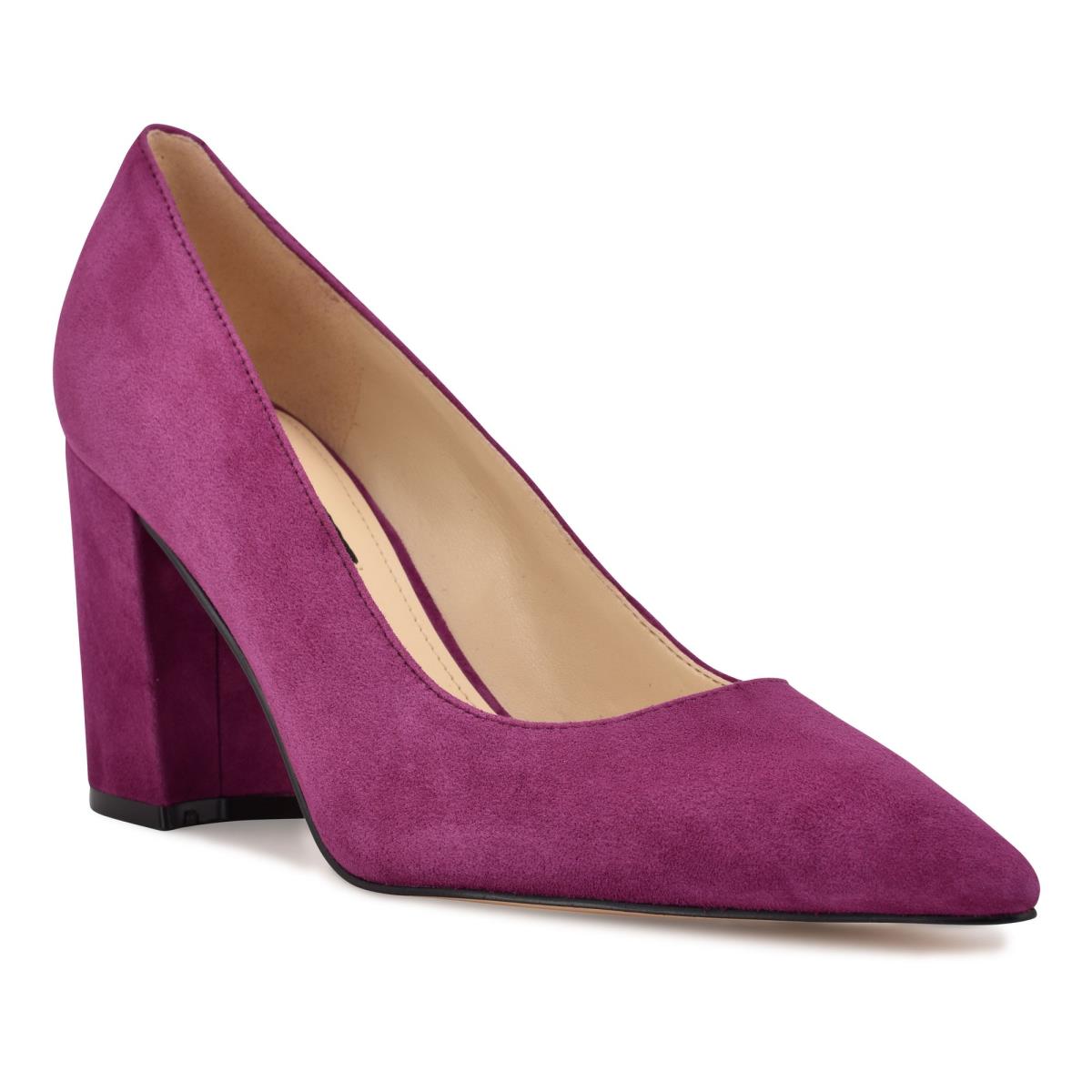 Women's Nine West Cara Dress Pumps Purple | ZGUJ15297