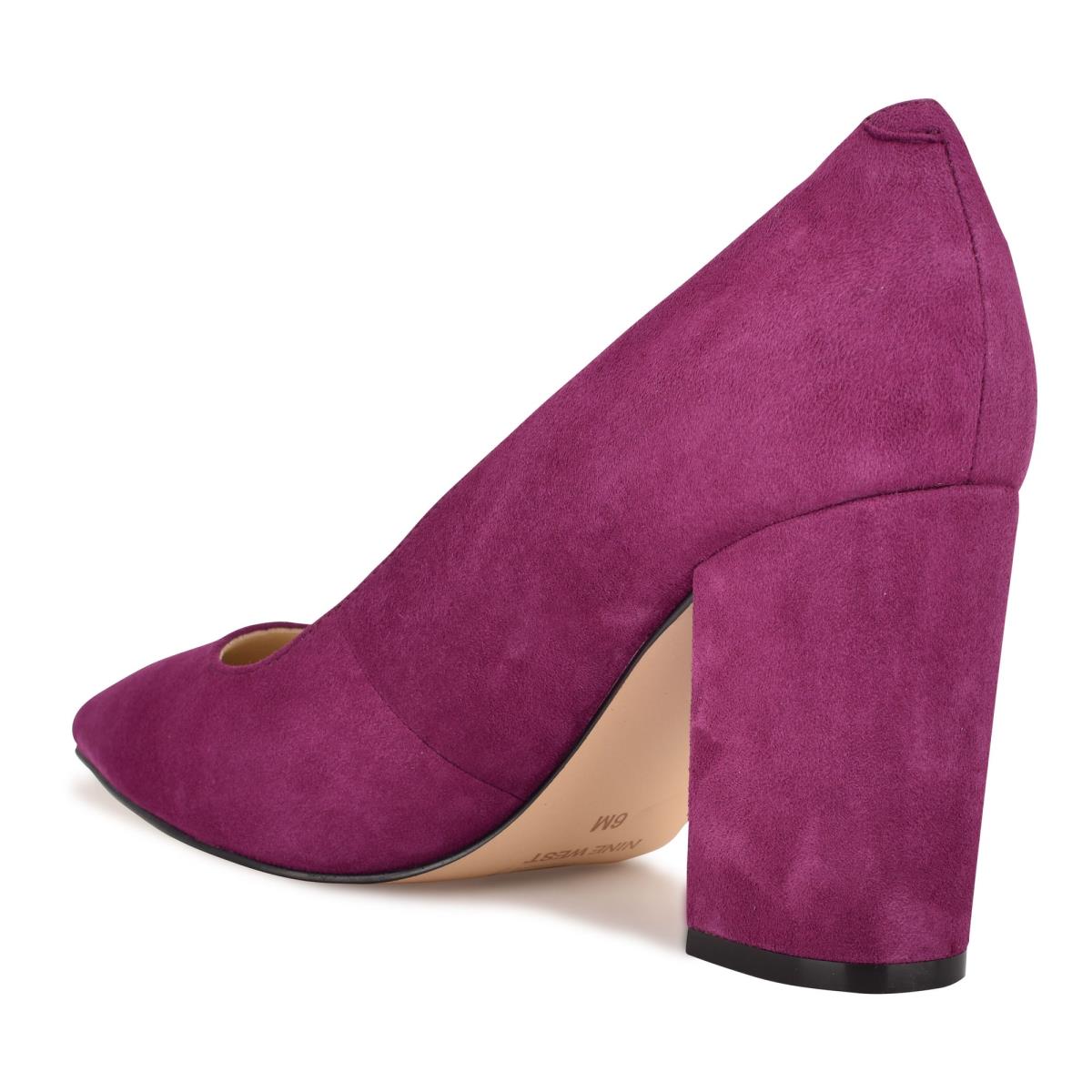 Women's Nine West Cara Dress Pumps Purple | ZGUJ15297