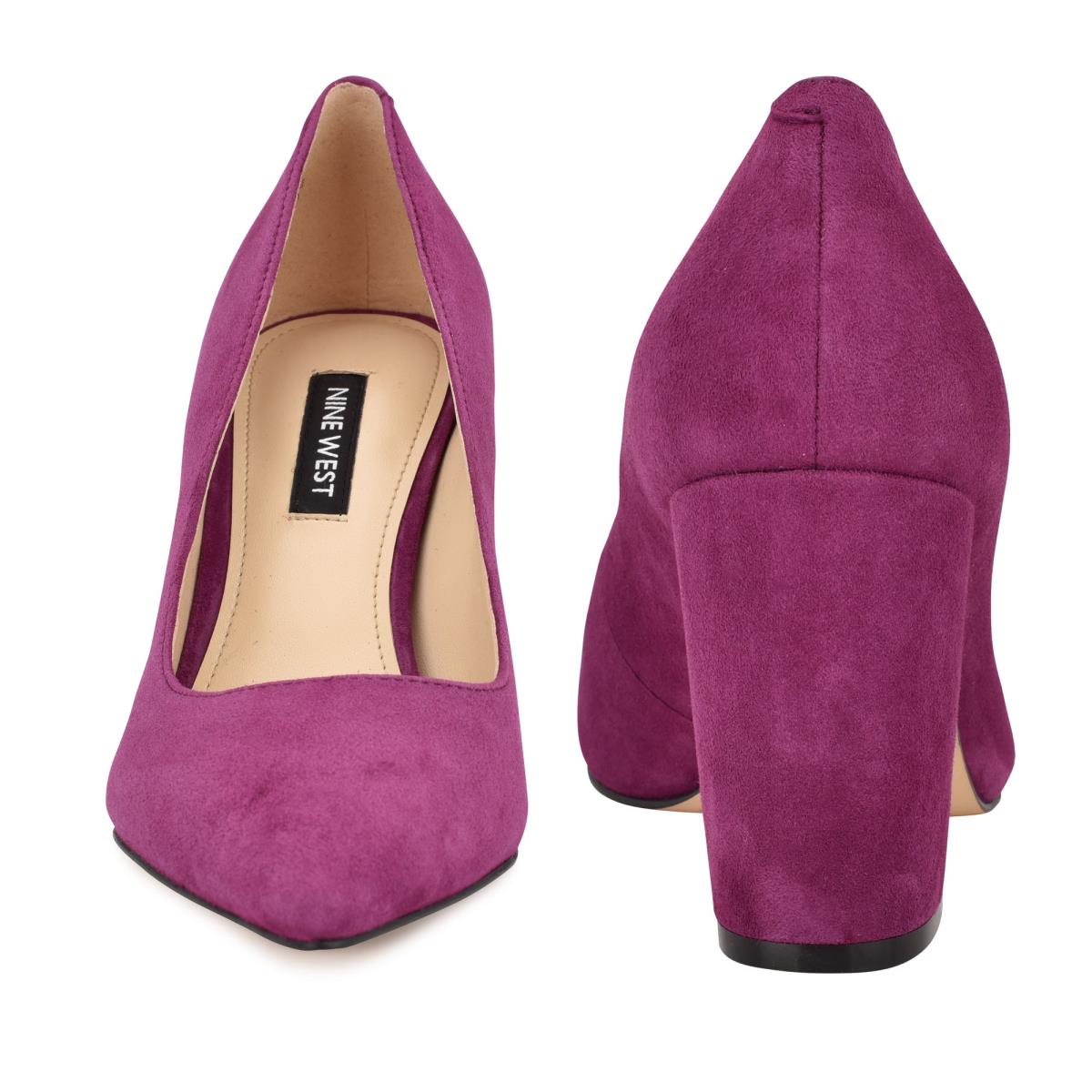 Women's Nine West Cara Dress Pumps Purple | ZGUJ15297