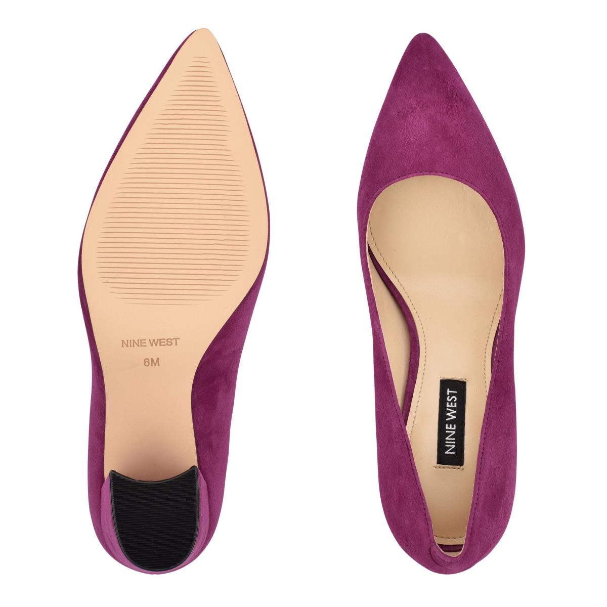 Women's Nine West Cara Dress Pumps Purple | ZGUJ15297