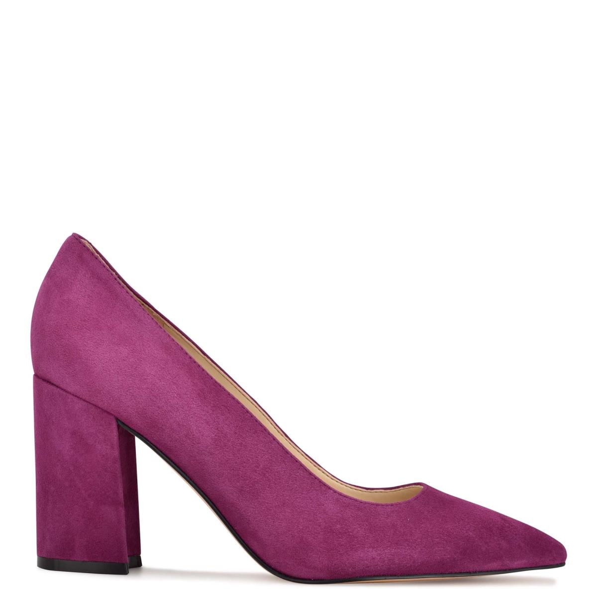 Women\'s Nine West Cara Dress Pumps Purple | ZGUJ15297