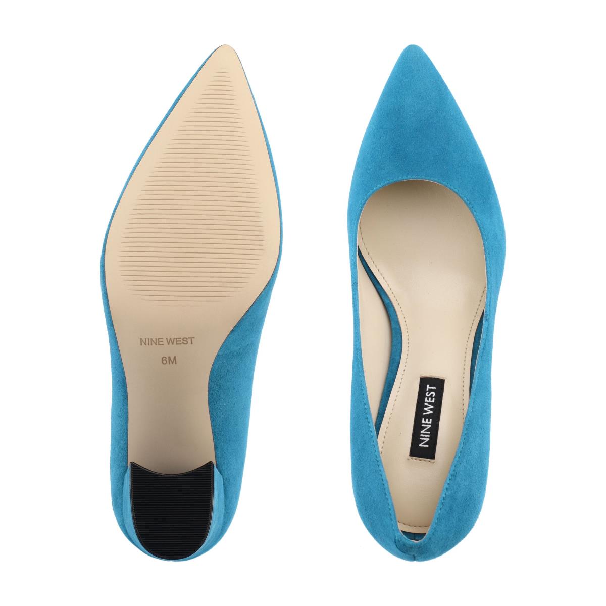 Women's Nine West Cara Dress Pumps Turquoise | KDMZ68154