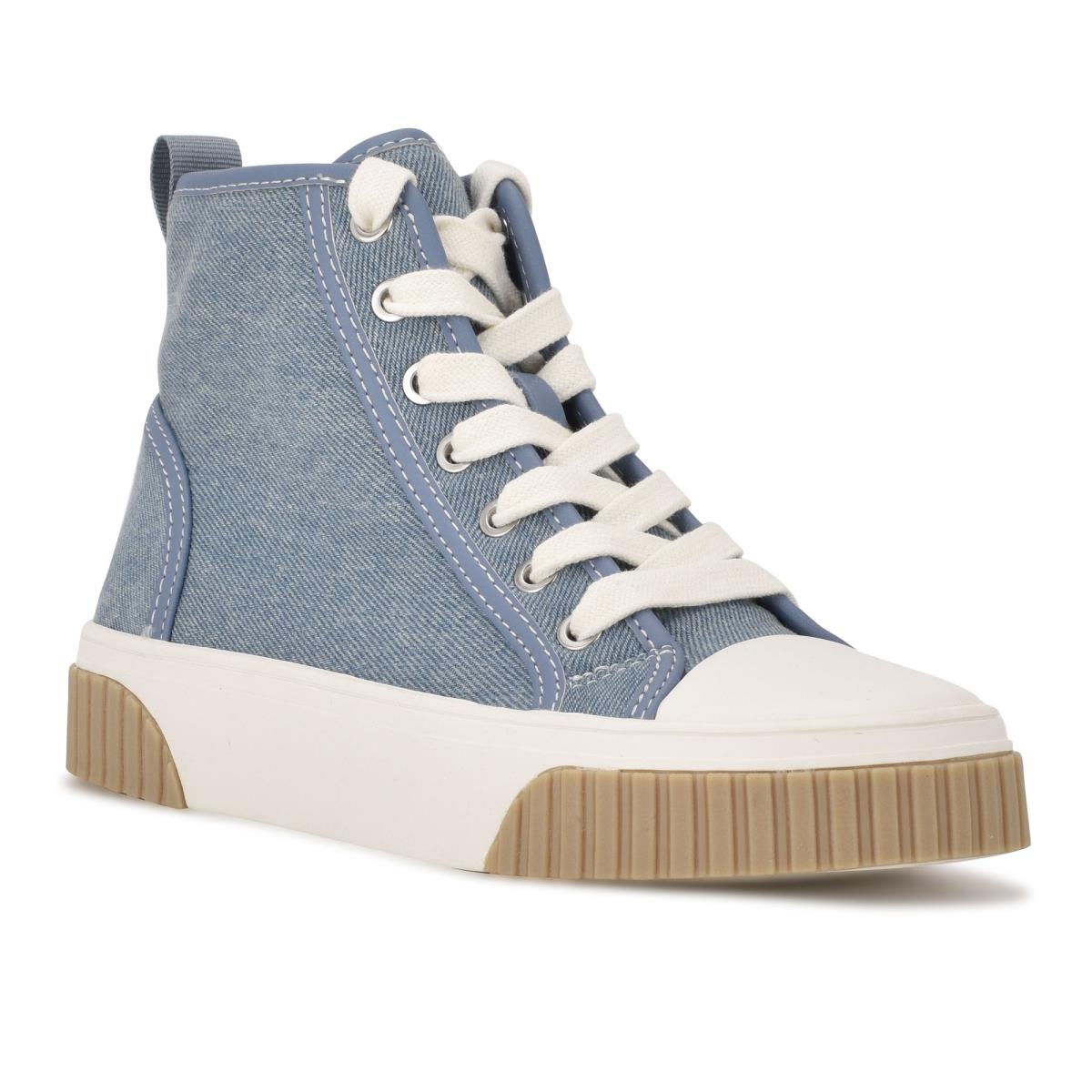 Women's Nine West Dyiane High Top Sneakers Blue | SFRY85309