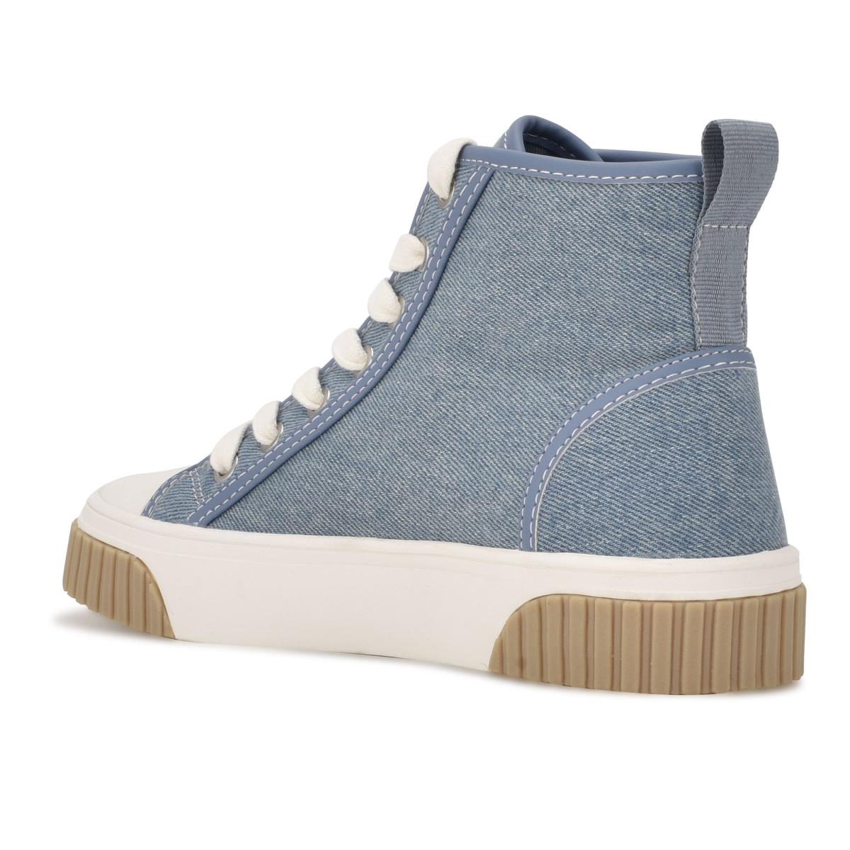 Women's Nine West Dyiane High Top Sneakers Blue | SFRY85309