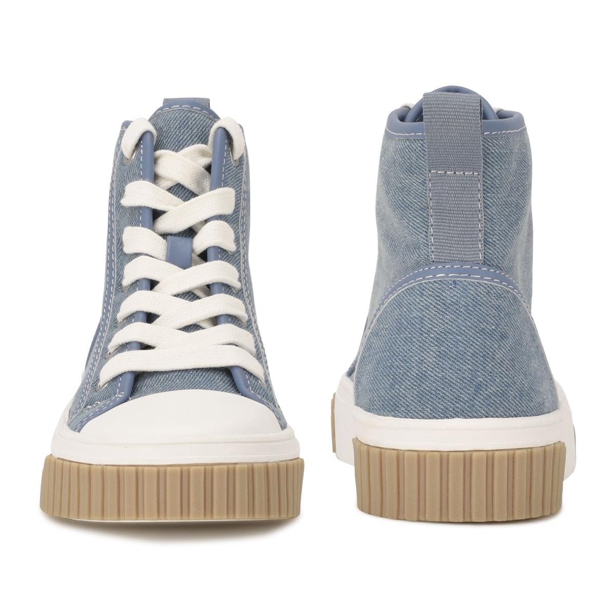 Women's Nine West Dyiane High Top Sneakers Blue | SFRY85309