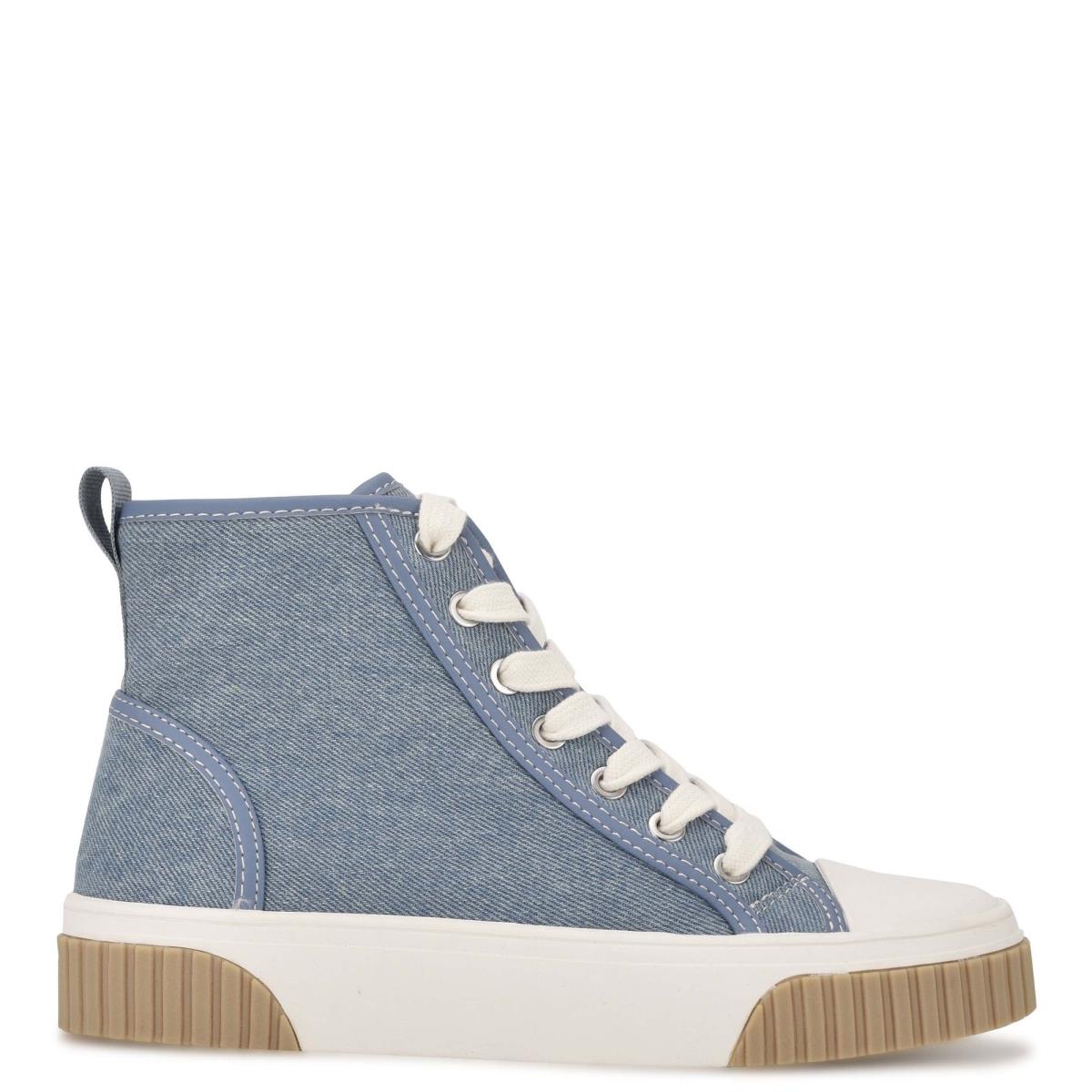 Women\'s Nine West Dyiane High Top Sneakers Blue | SFRY85309