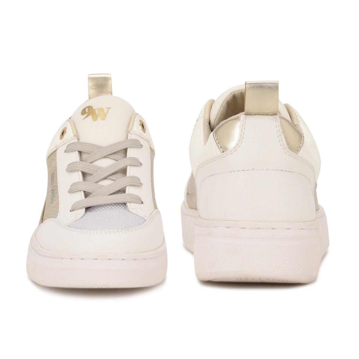 Women's Nine West Elevate Sneakers Sneakers Cream | AETD63275