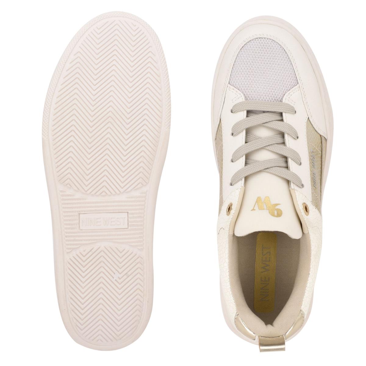 Women's Nine West Elevate Sneakers Sneakers Cream | AETD63275