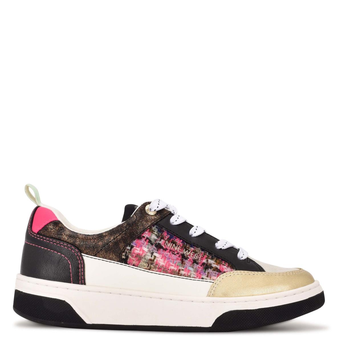 Women\'s Nine West Elevate Sneakers Sneakers Pink / Multicolor | IWQP82047