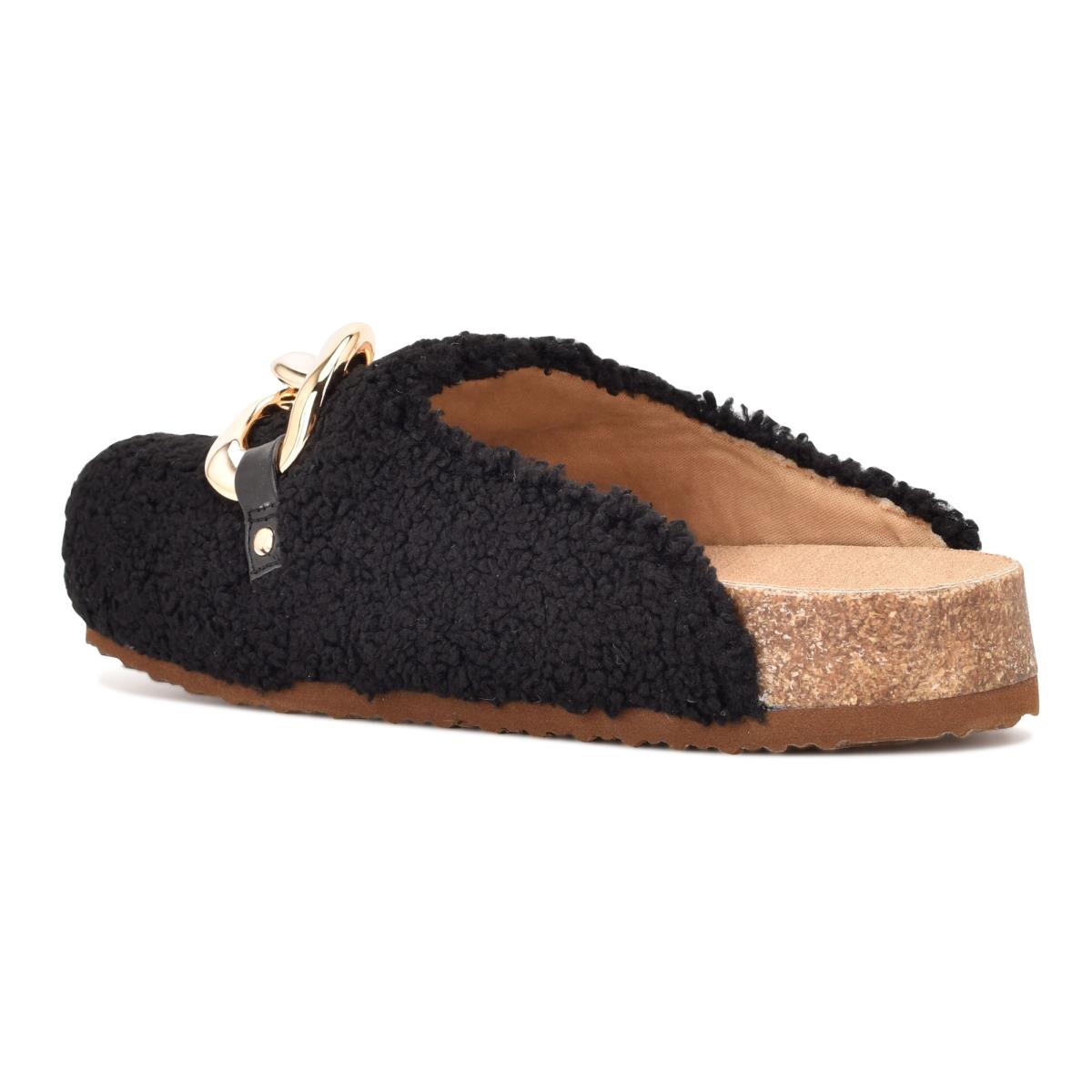 Women's Nine West Everyth Cozy Mules Black | AEFS69532