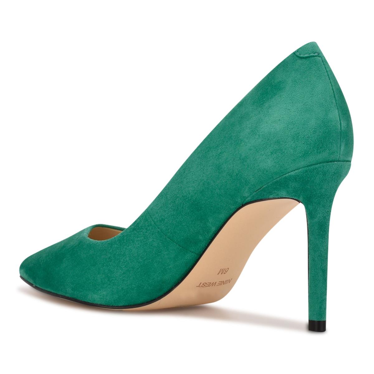 Women's Nine West Ezra Pointy Toe Pumps Green | GRMI70684