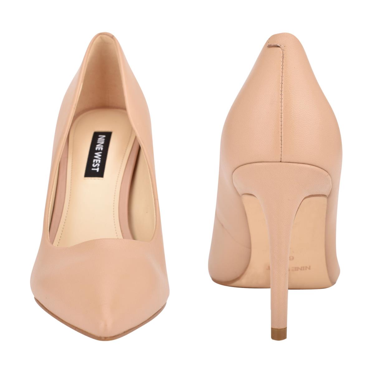 Women's Nine West Ezra Pointy Toe Pumps Beige | KGJN04517