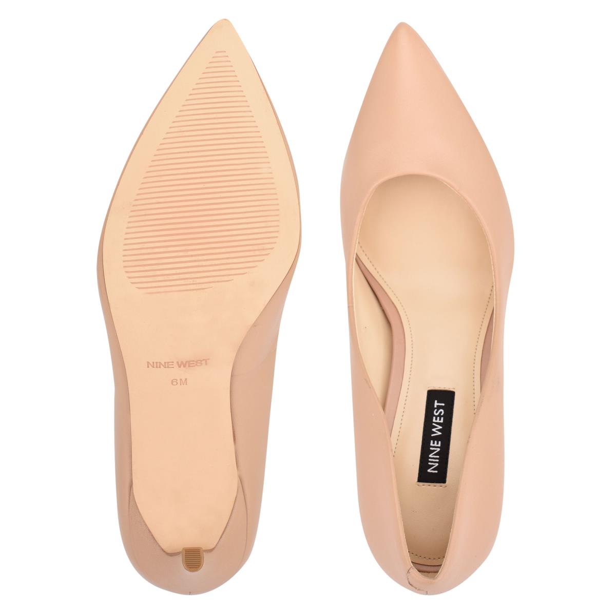 Women's Nine West Ezra Pointy Toe Pumps Beige | KGJN04517