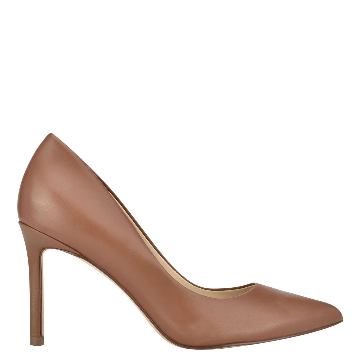 Women\'s Nine West Ezra Pointy Toe Pumps Brown | SLVY76089