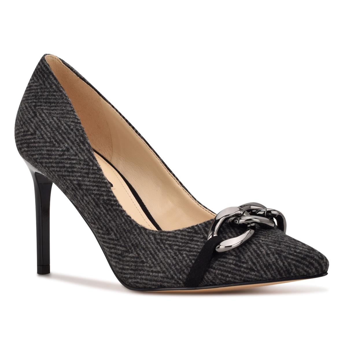 Women's Nine West Ezzie Pointy Toe Pumps Grey | NGQJ36840