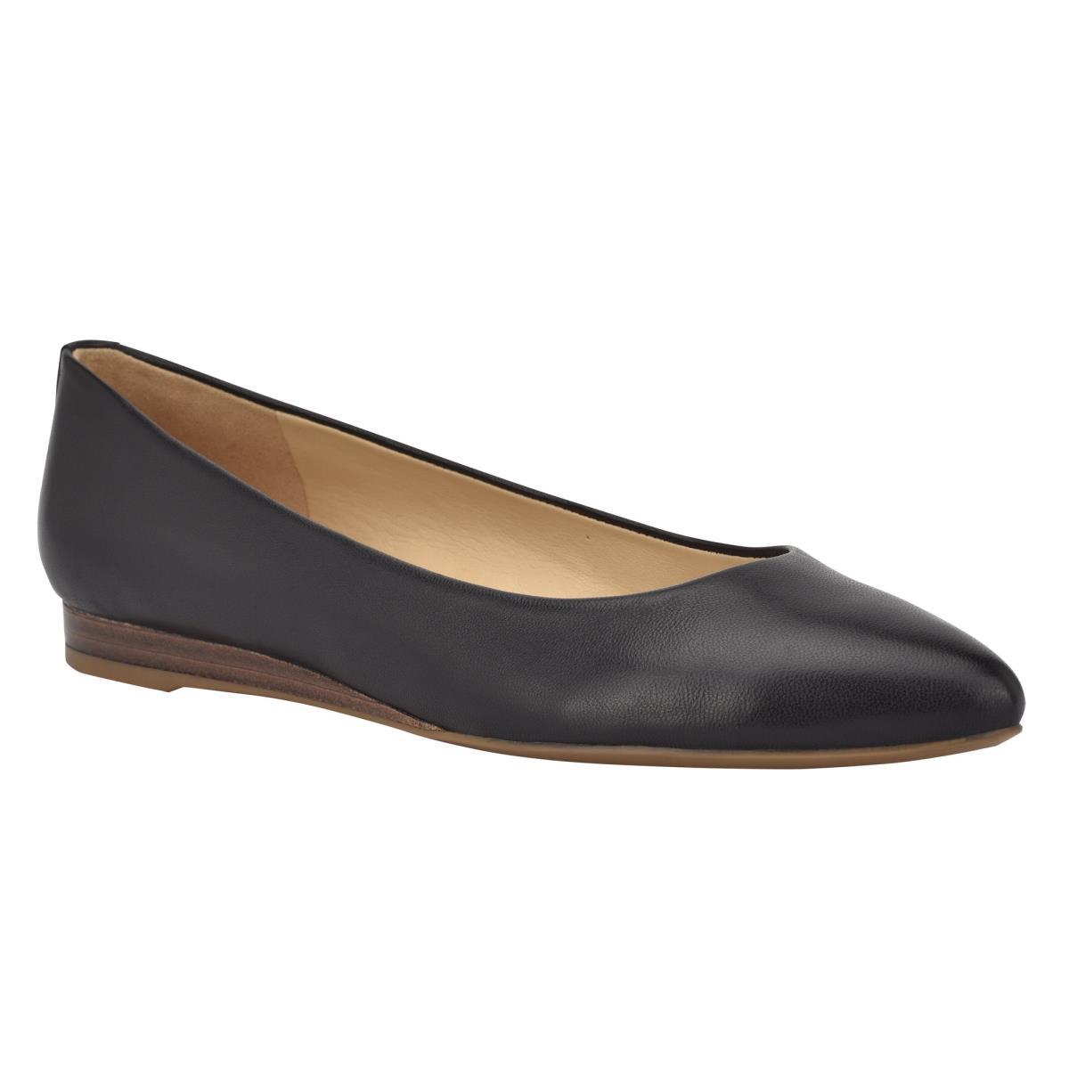 Women's Nine West Ferdi 9x9 Pointy Toe Flats Black | VLAE47326